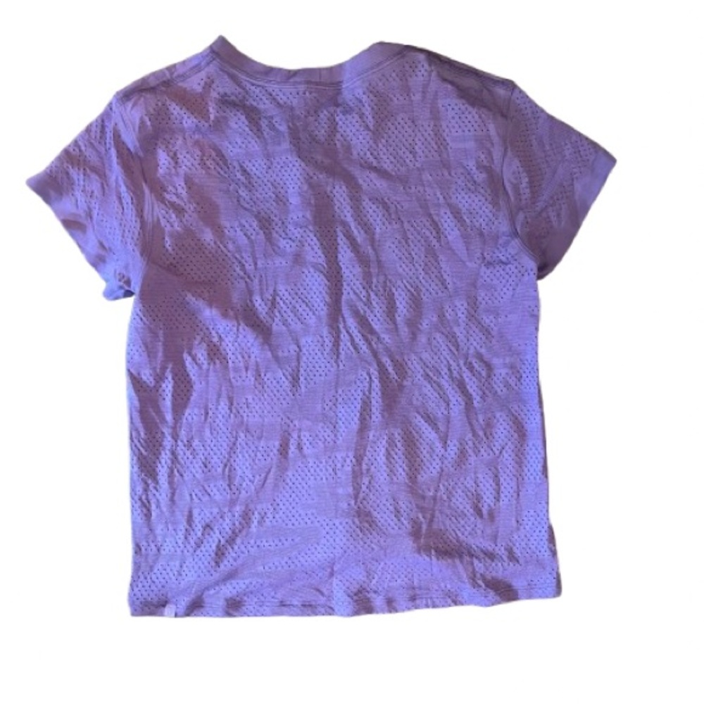 Lululemon Train to Be Short Sleeve Shirt *Camo Dot Camo Wisteria Purple 4 - Picture 6 of 8